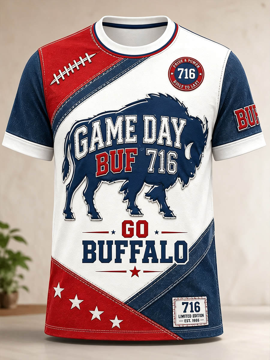 Men's Buffalo Bills Short Sleeves T-Shirt