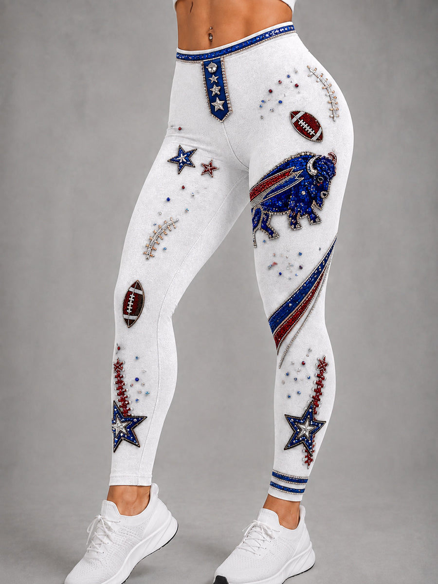 Women's Buffalo Football Casual Pants