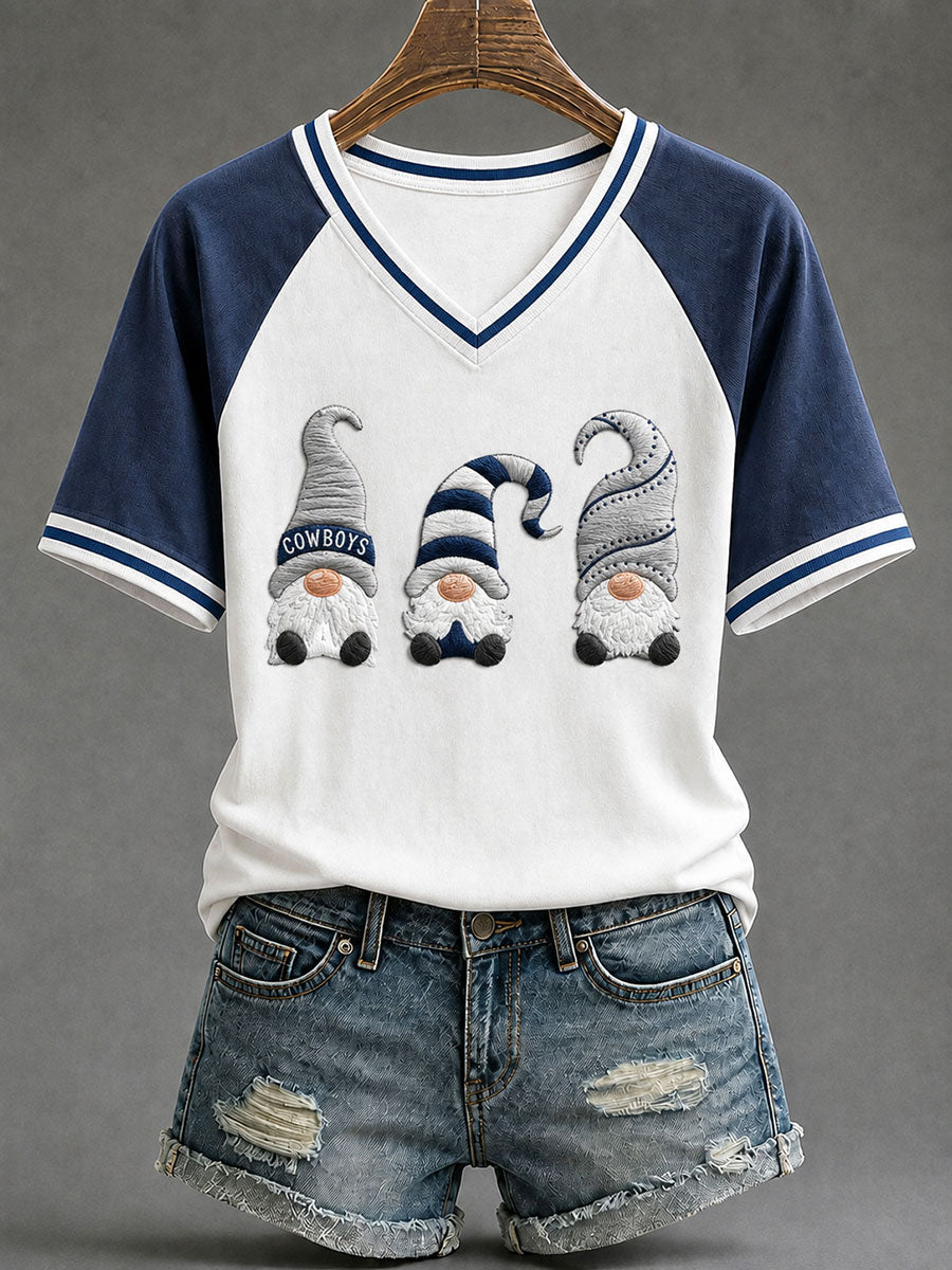 Women's Game Day Football Printed Casual T-Shirt