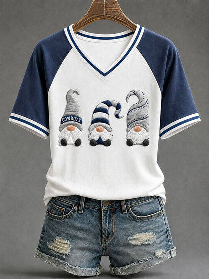Women's Game Day Football Printed Casual T-Shirt