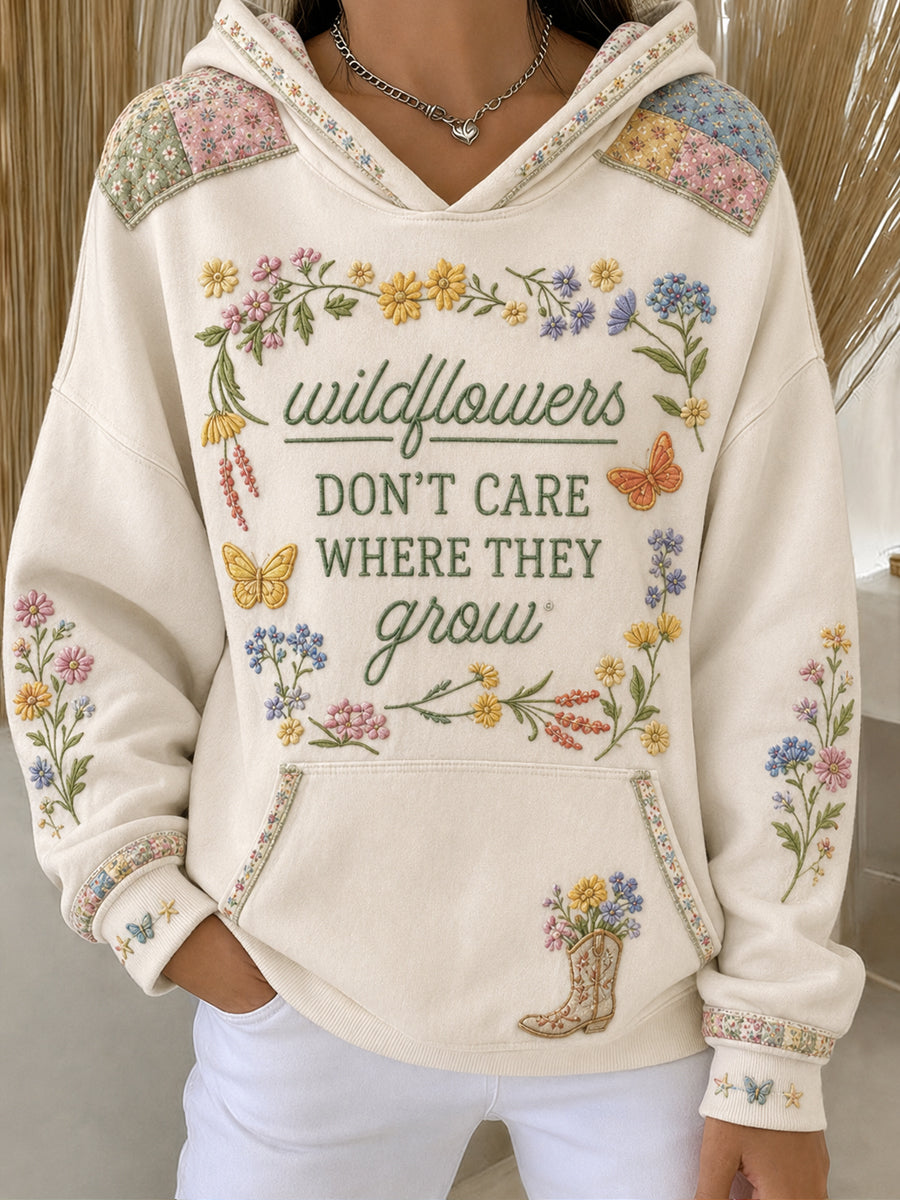 Women's Rip Country Music Lover Queen of Country Printed Hoodie