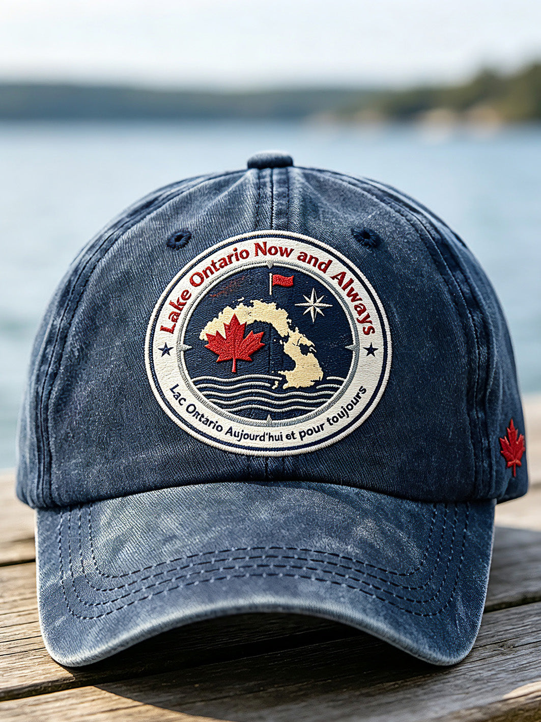 Lake Ontario Now and Always Slogan Casual Unisex  Hat