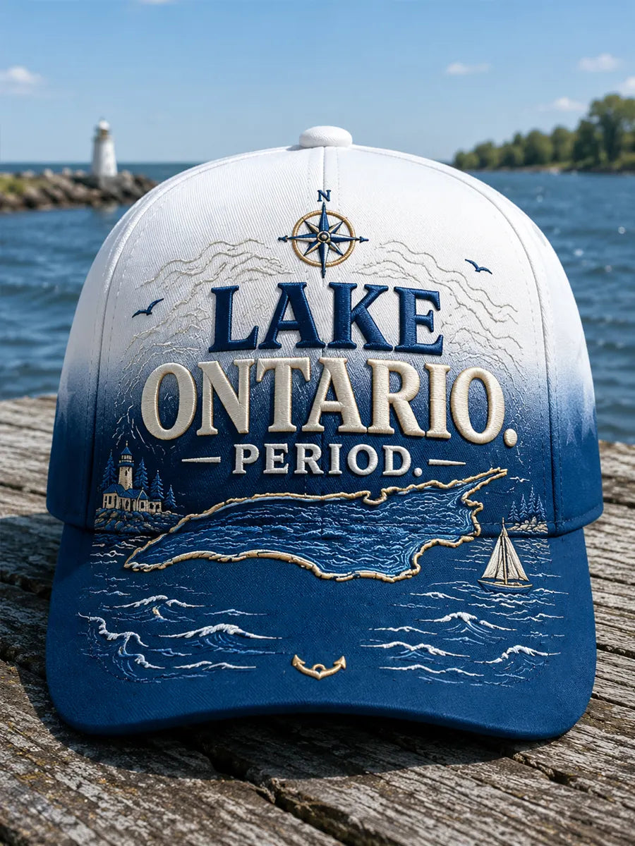 Unisex Lake Ontario Always And Forever Print Cap