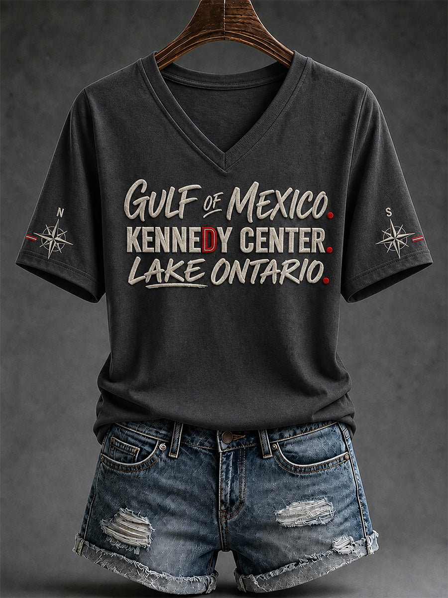Women's Lake Ontario Always And Forever V-Neck Tee