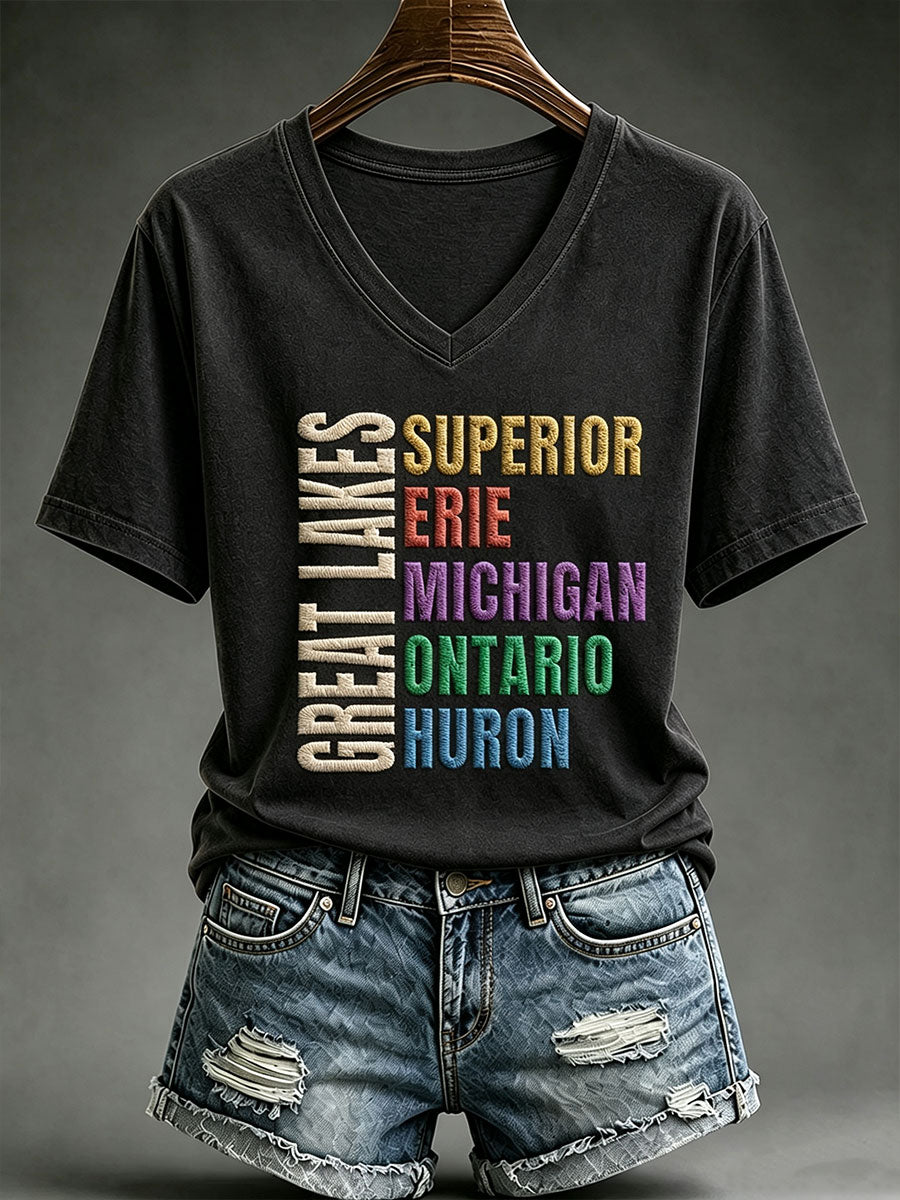 Women's The Great Lakes Short-sleeved T-shirt