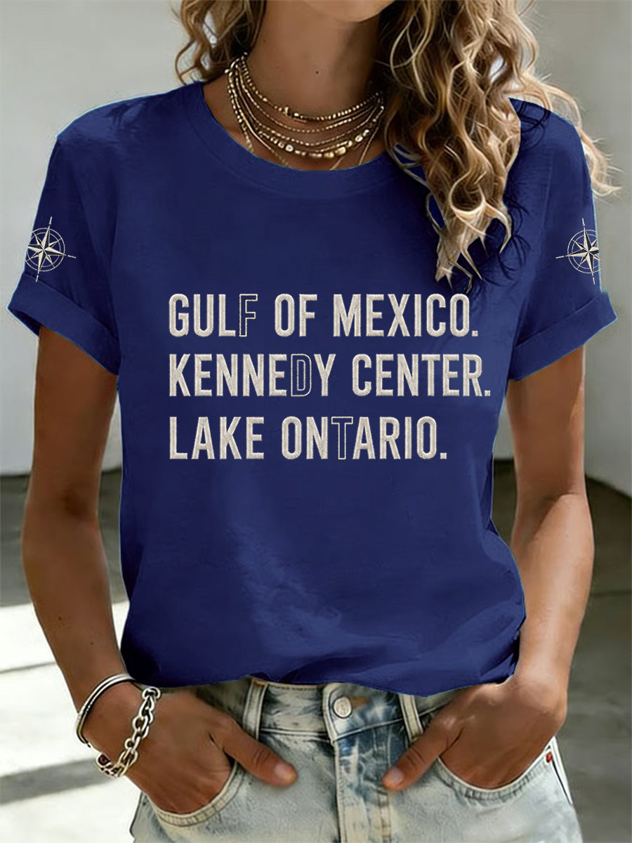 Women's Gulf Of Mexico Kennedy Center Lake Ontario Graphic Tee