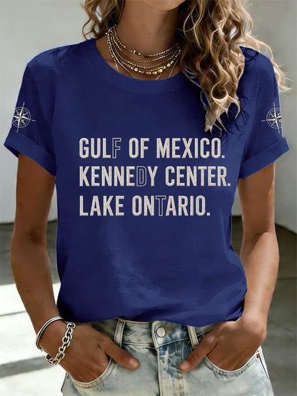 Women's Gulf Of Mexico Kennedy Center Lake Ontario Graphic Tee