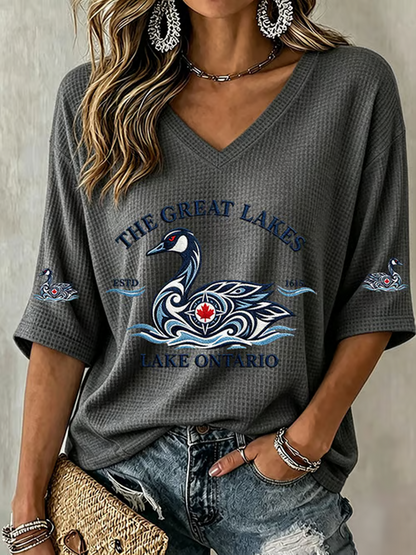 Women's Lake Ontario Waffle T-shirt