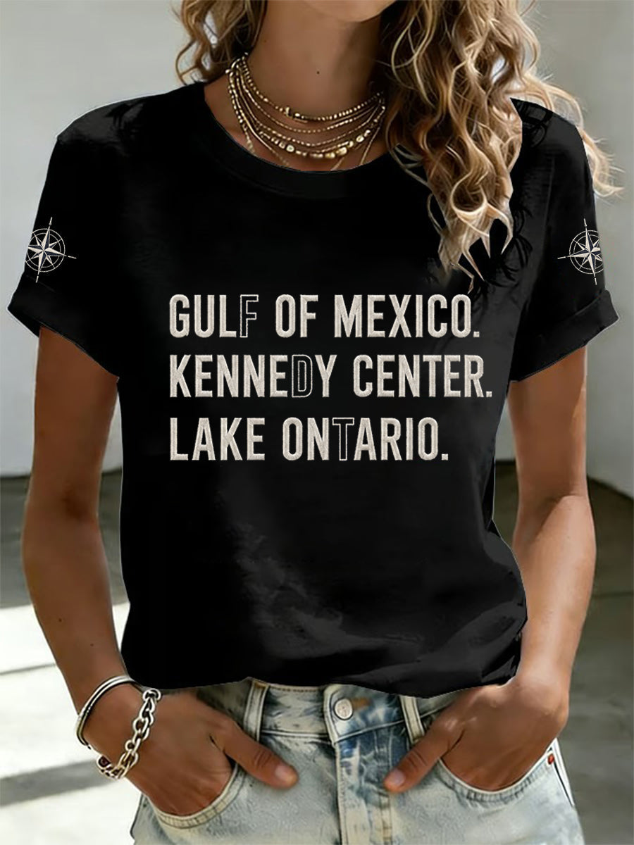 Women's Gulf Of Mexico Kennedy Center Lake Ontario Graphic Tee