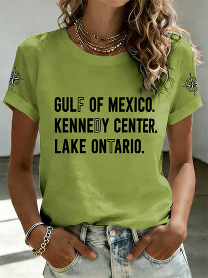 Women's Gulf Of Mexico Kennedy Center Lake Ontario Graphic Tee