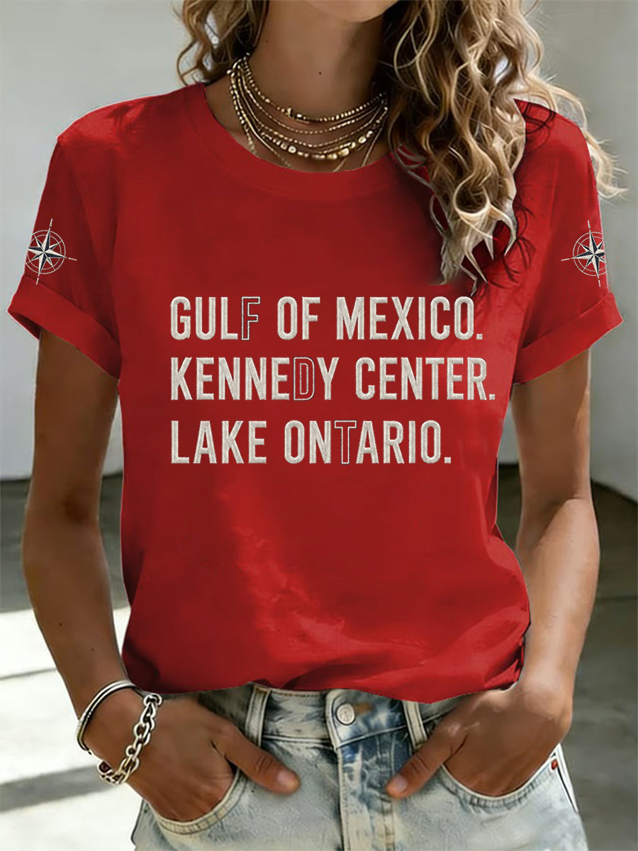 Women's Gulf Of Mexico Kennedy Center Lake Ontario Graphic Tee