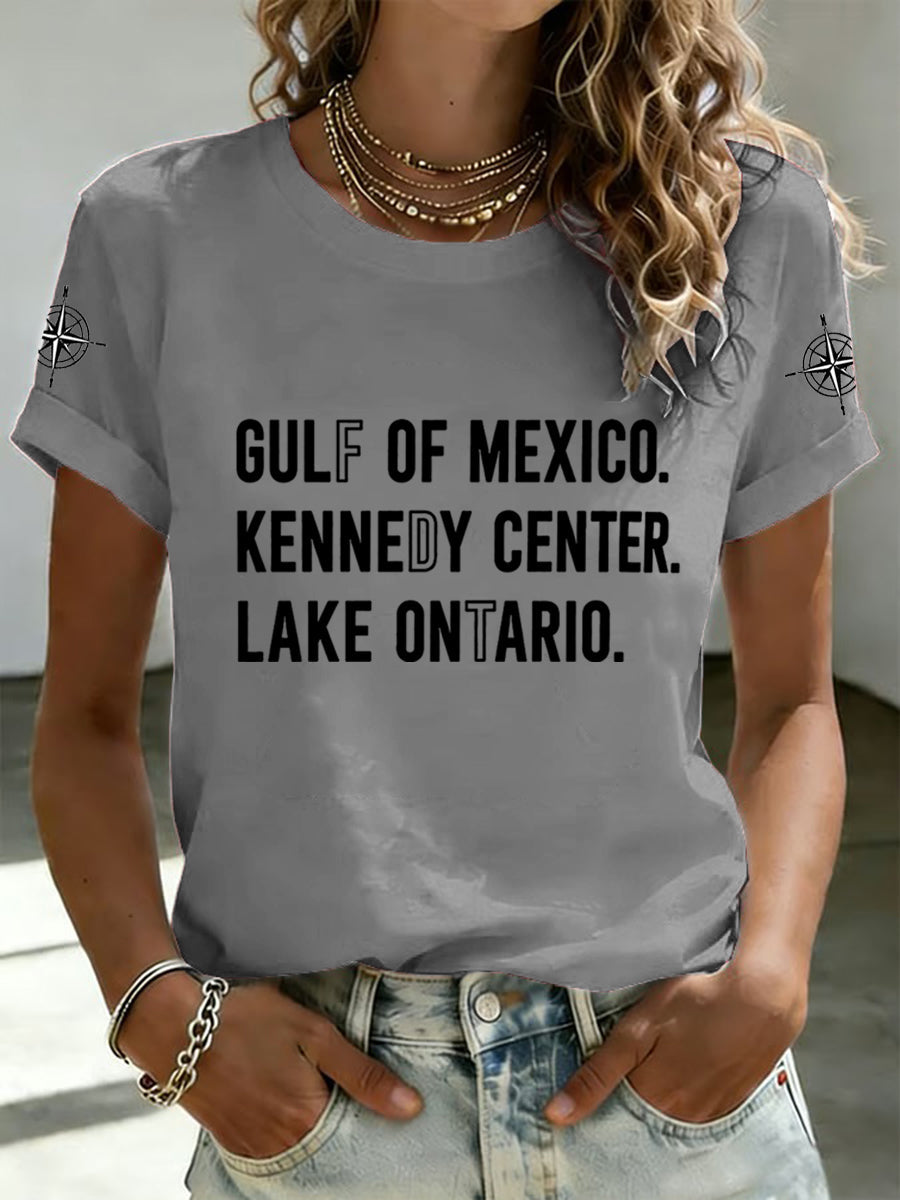 Women's Gulf Of Mexico Kennedy Center Lake Ontario Graphic Tee