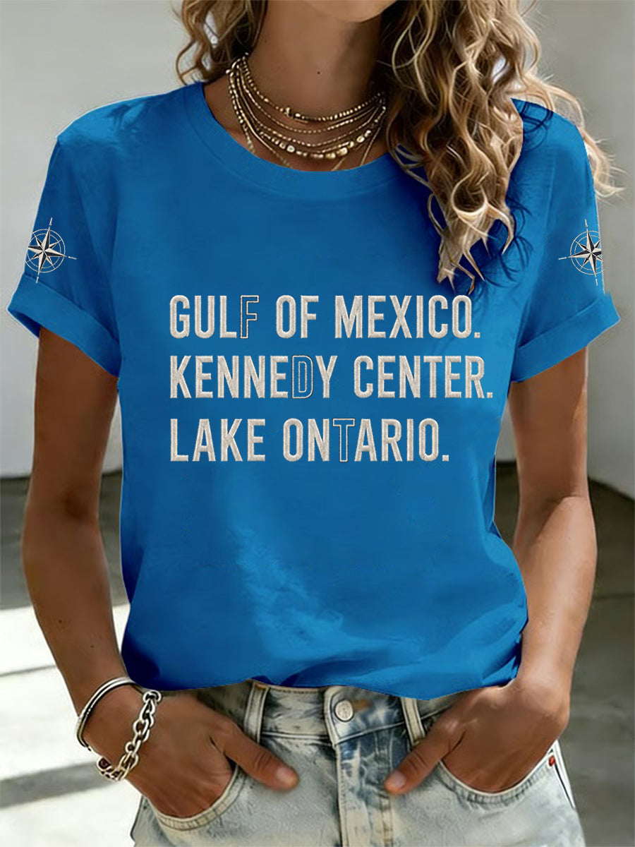 Women's Gulf Of Mexico Kennedy Center Lake Ontario Graphic Tee