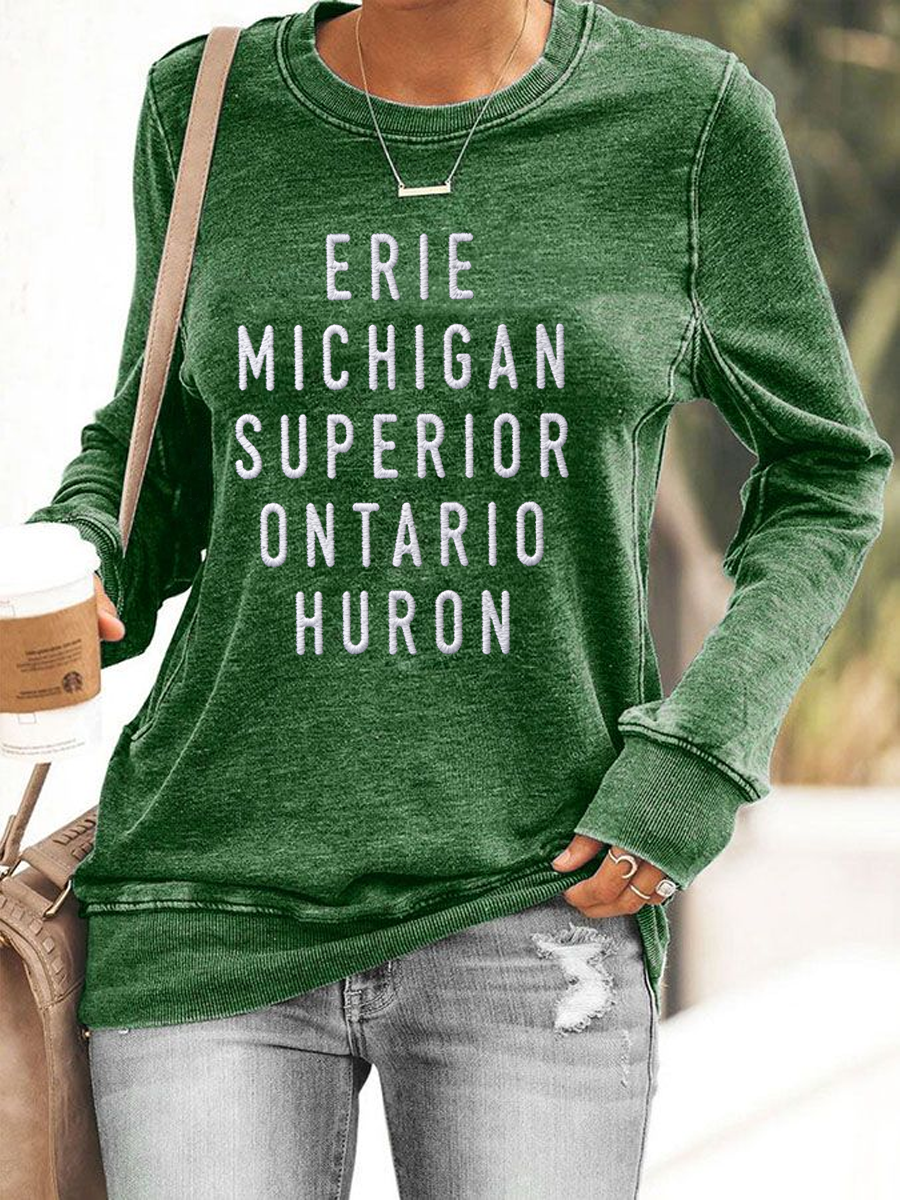 Women's Lake Polyester Waisted Sweatshirt