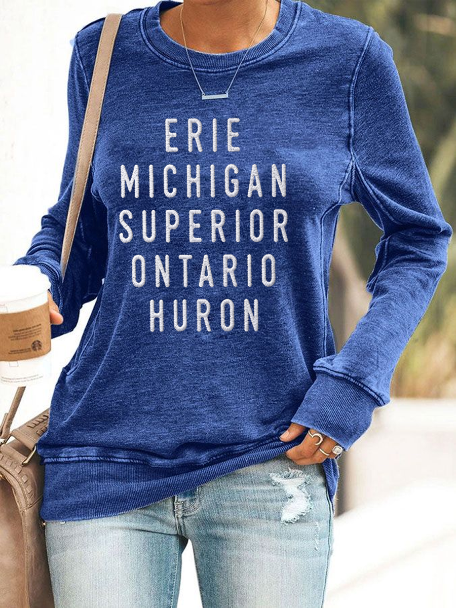 Women's Lake Polyester Waisted Sweatshirt
