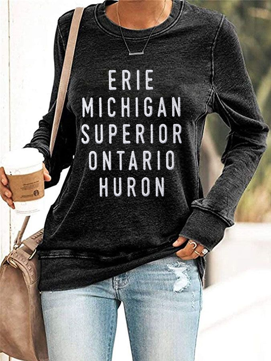Women's Lake Polyester Waisted Sweatshirt
