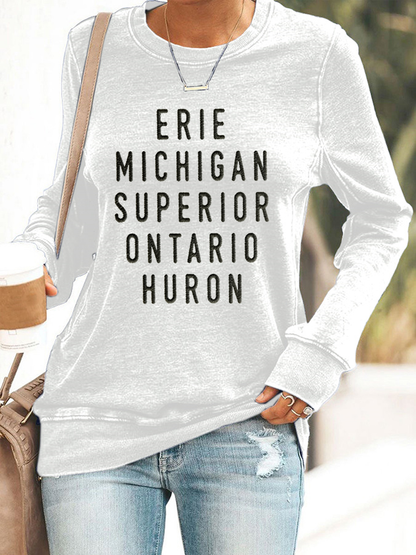 Women's Lake Polyester Waisted Sweatshirt