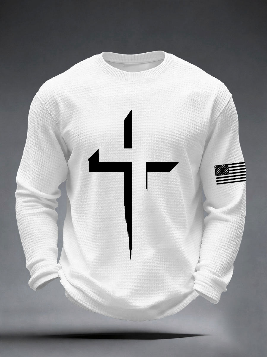 Men's Faith Cross Waffle Top