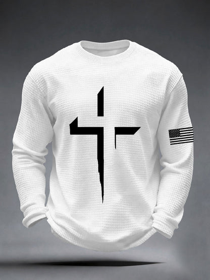 Men's Faith Cross Waffle Top