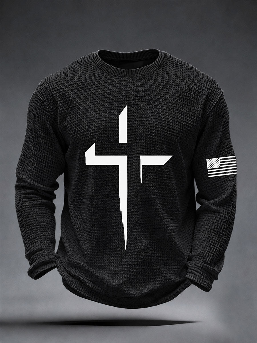 Men's Faith Cross Waffle Top