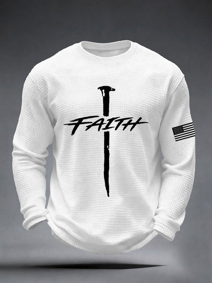 Men's Faith Cross Waffle Top