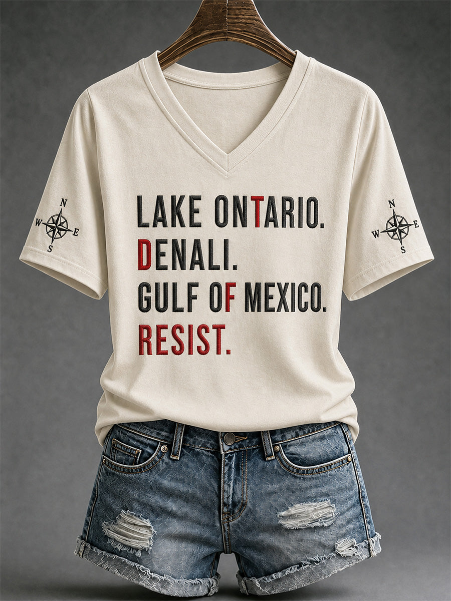 Women's Lake Ontario Always And Forever V-Neck Tee