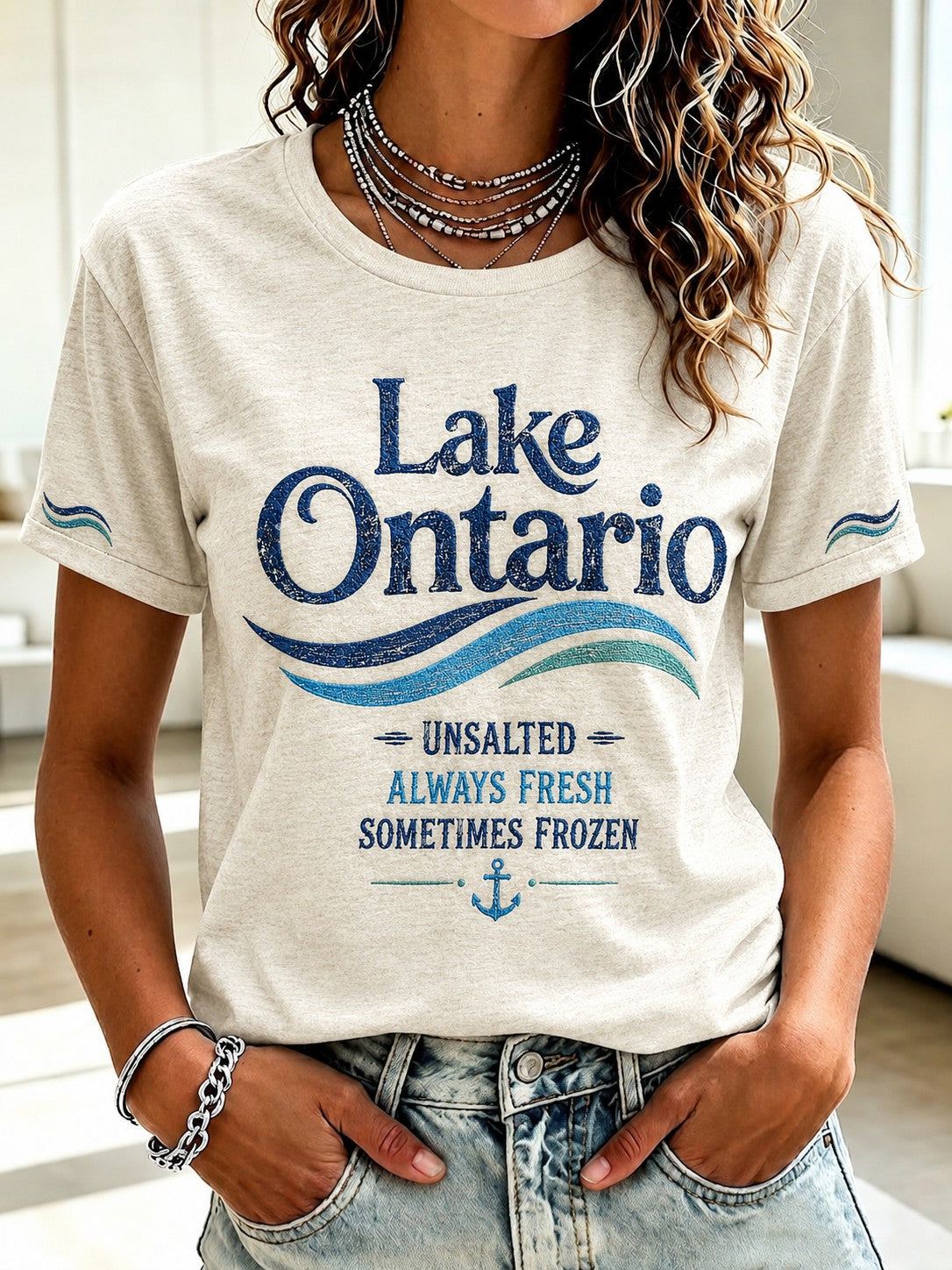 Women's Lake Ontario Printed T-shirt