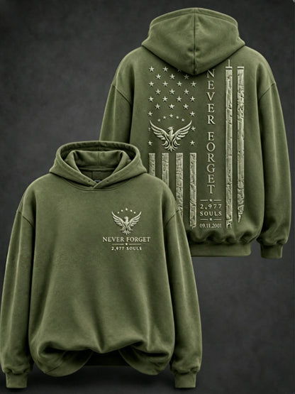Women's NEVER FORGET 2,977 SOULS 2,977 SOULS 09.11.2001 Regular Sweatshirt