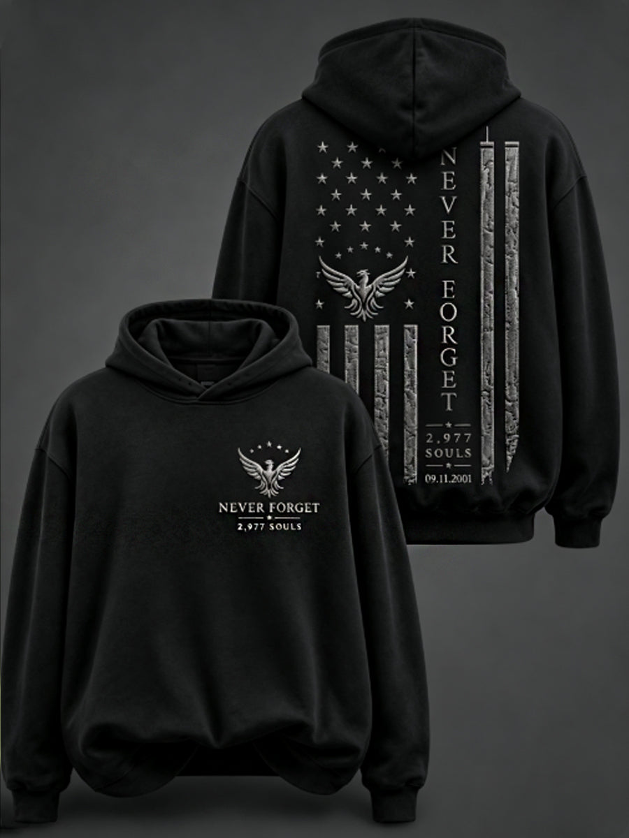 Women's NEVER FORGET 2,977 SOULS 2,977 SOULS 09.11.2001 Regular Sweatshirt