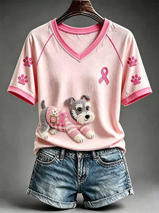 Women's Cute Schnauzer T-shirt