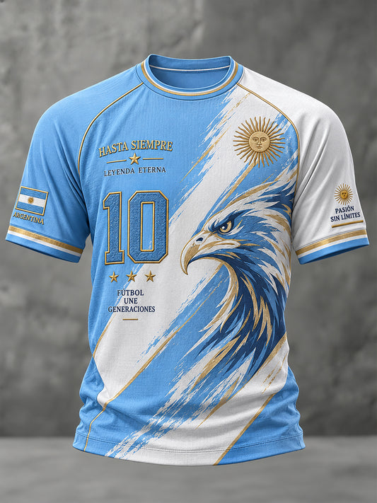 Men's Legendary Player Graphic Print Raglan Short-Sleeve T-Shirt