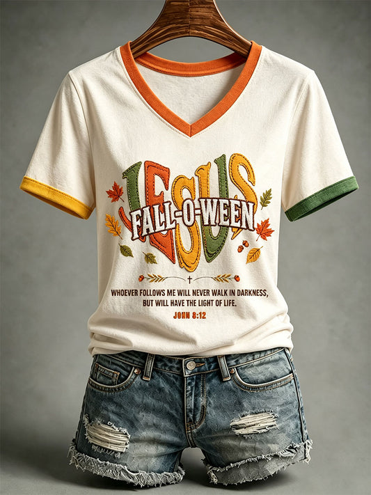 Women's Jesus Fall-O-Ween T-shirt