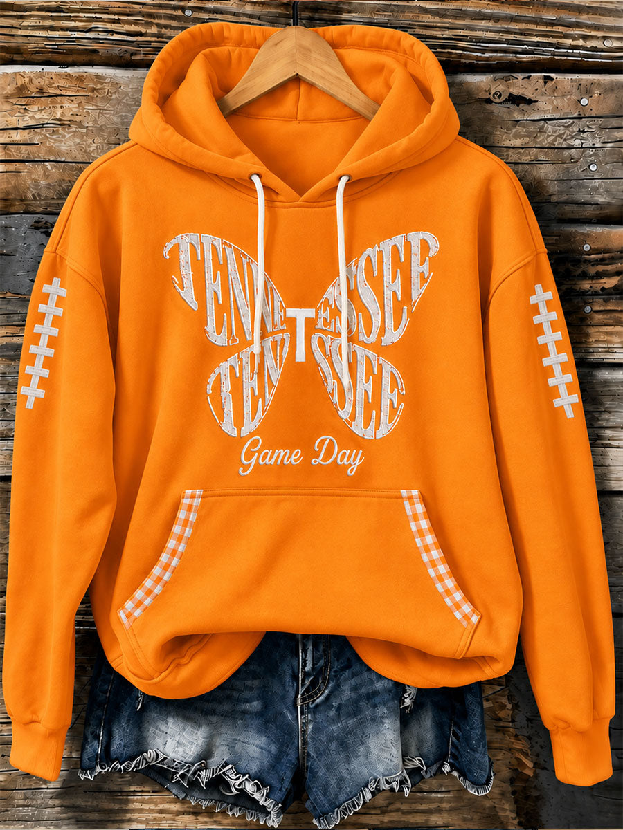 Women's Tennessee Football Casual Printed Hoodie