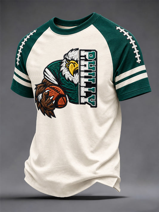 Men's Football Gameday Gift For Football Fans Casual Tee