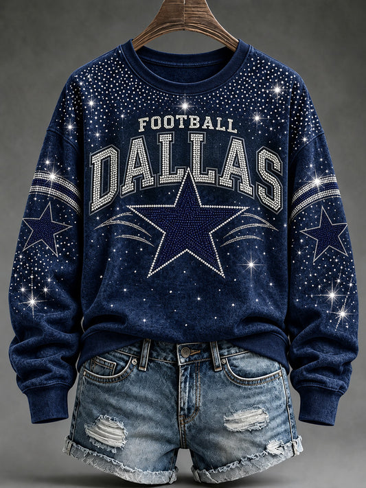 Women's Football Gameday Gift For Football Fans Casual Sweatshirt