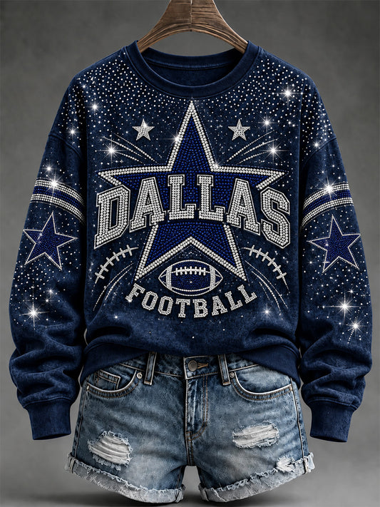 Women's Football Gameday Gift For Football Fans Casual Sweatshirt