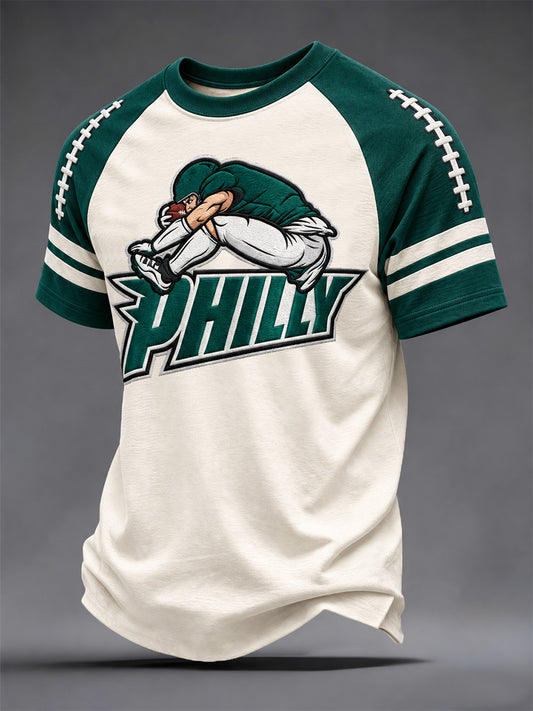 Men's Football Gameday Gift For Football Fans Casual Tee