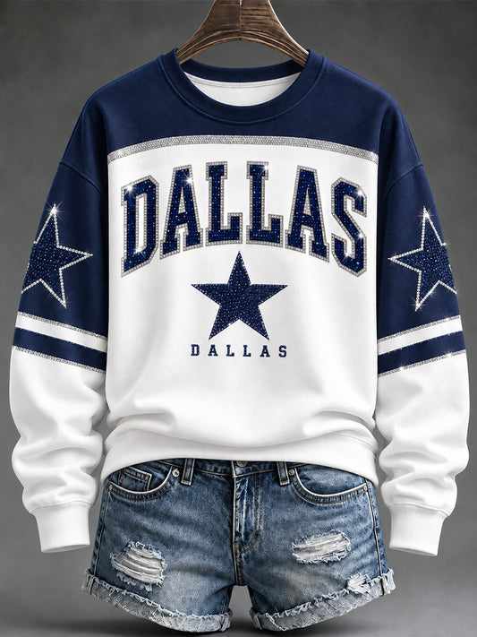 Women's Football Gameday Gift For Football Fans Casual Sweatshirt