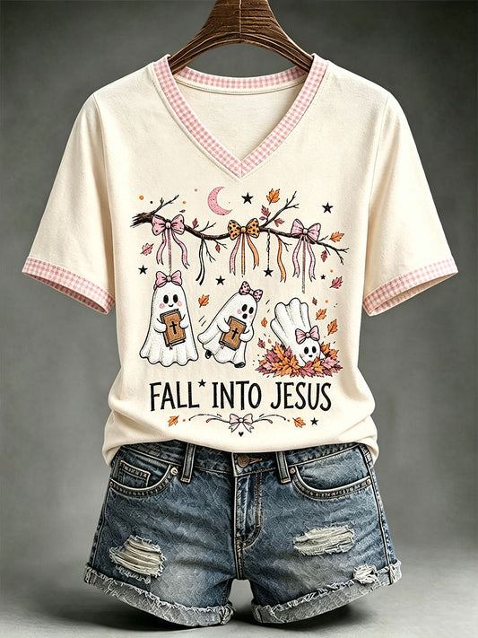 Women's Fall Into Jesus T-shirt