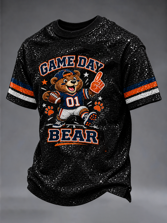 Men's Football Gameday Gift For Football Fans short sleeves t-shirt