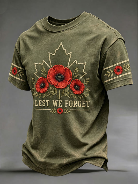Men's "LEST WE FORGET" T-shirts
