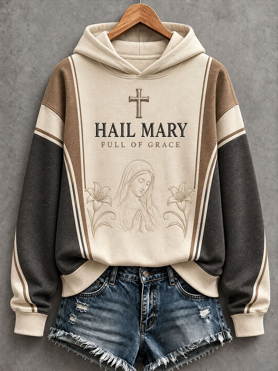 Women's Hail Mary Full Of Grace Hoodie