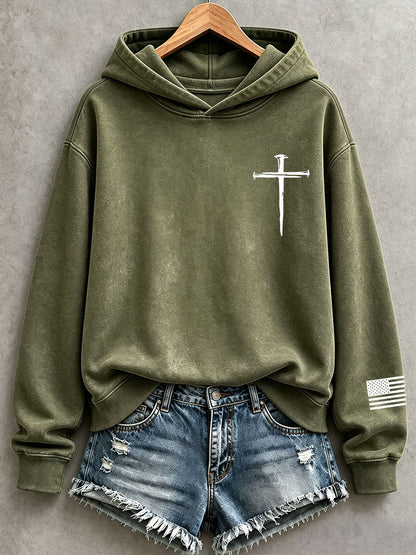 Women's Faith Cross Hoodie