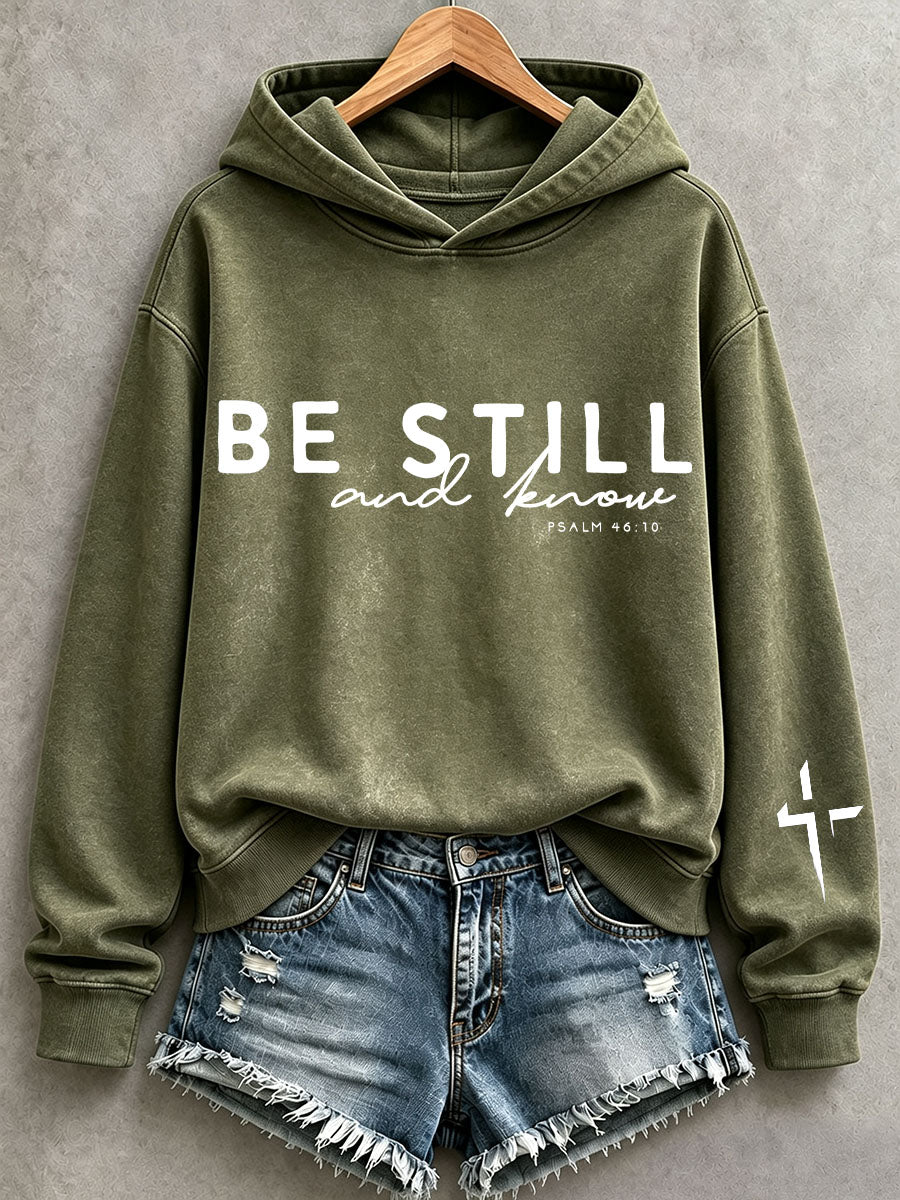 Women's Be Still And Know Hoodie