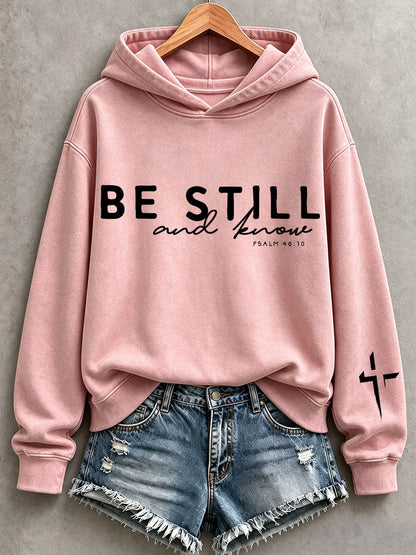 Women's Be Still And Know Hoodie