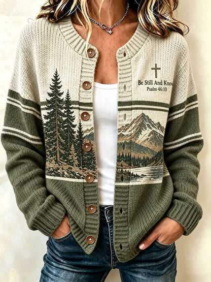 Women's Be Still and Know Cardigan