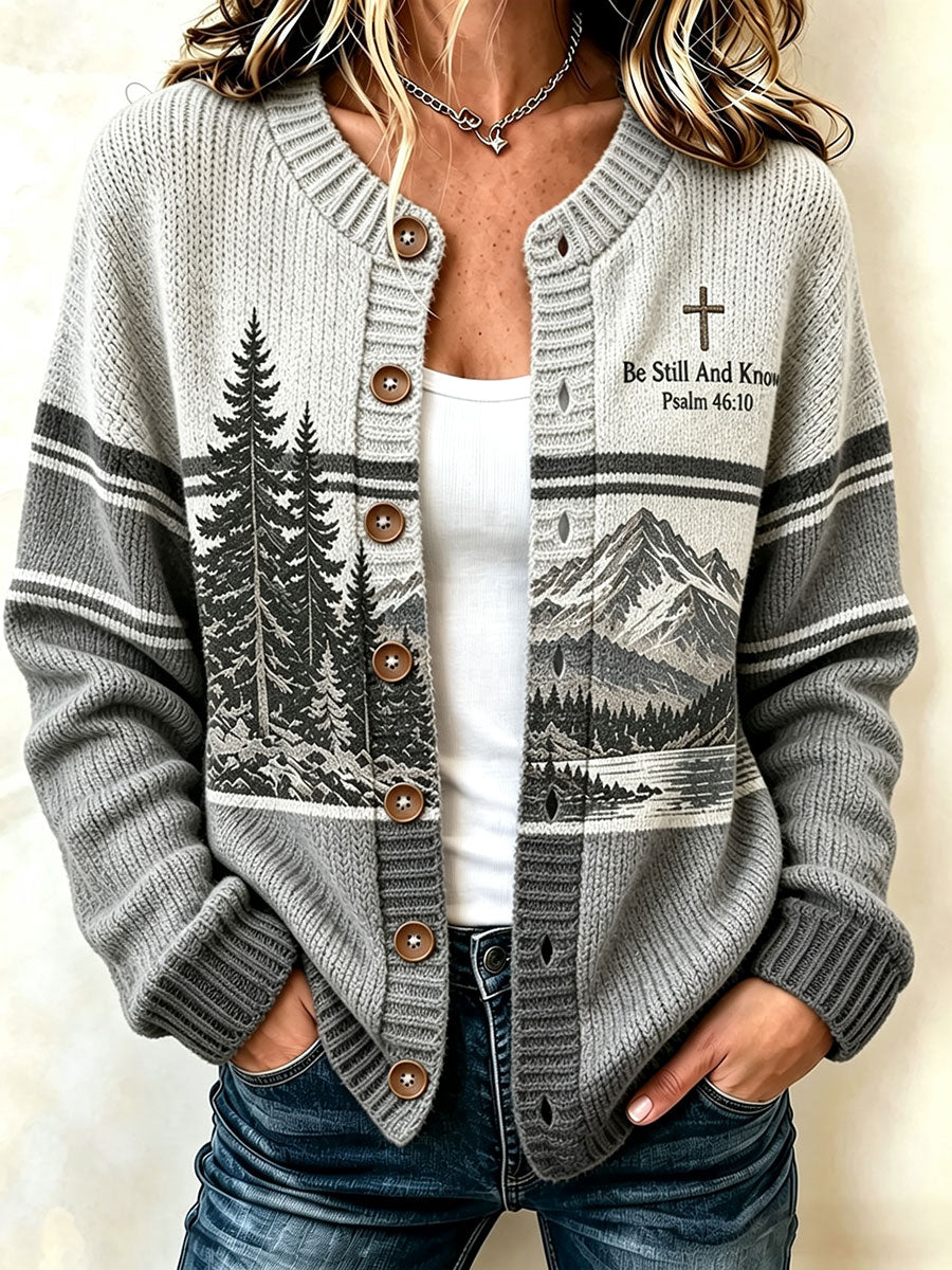 Women's Be Still and Know Cardigan