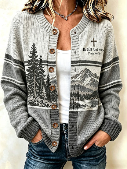 Women's Be Still and Know Cardigan