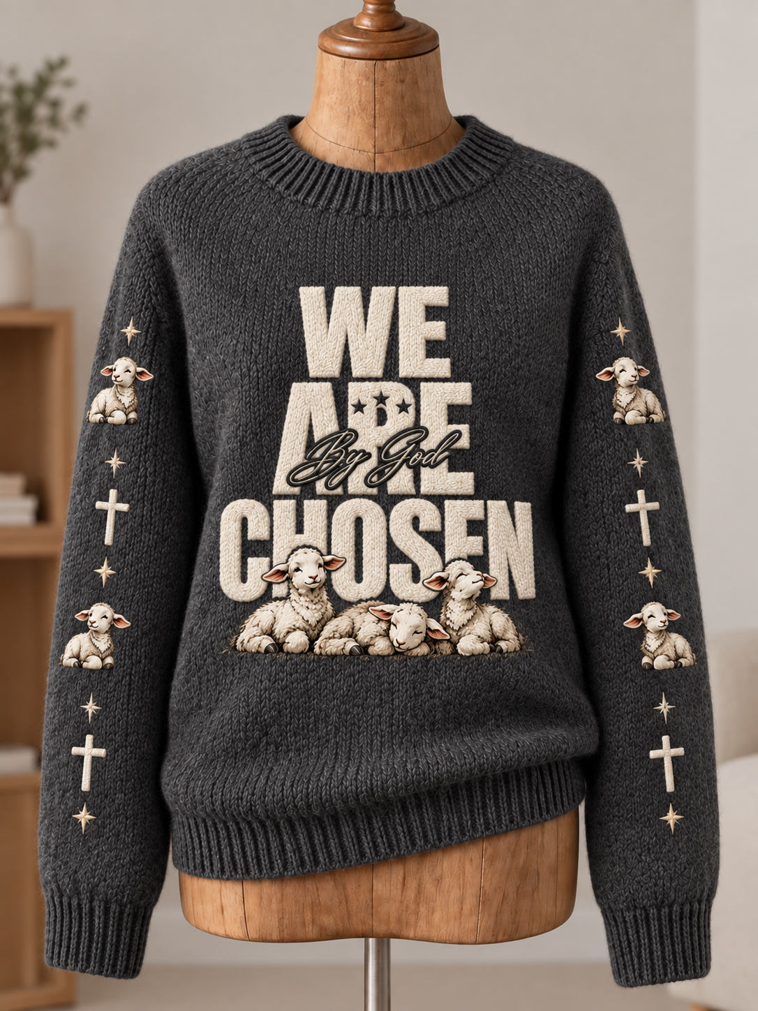 Women's We Are Chosen By God Long-sleeved Sweater