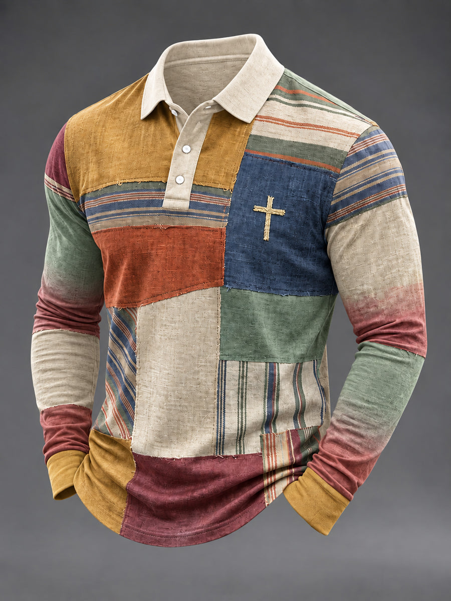 Men's Faith Print Casual Top